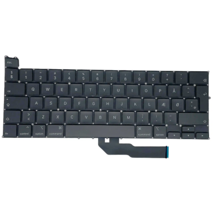 Macbook Pro A2251 Dansk Tastatur