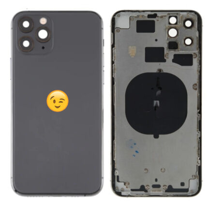 iPhone-11-Pro-Max-back-cover-pulled-w-small-parts-Black